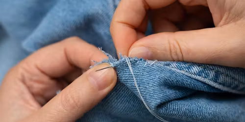 Free Denim Repair Demo: No Sewing Machine Required