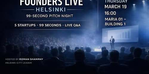 Founders Live Helsinki
