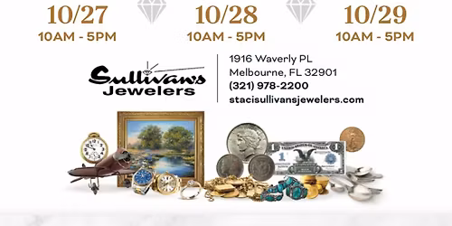 \ud83d\udce3 Sullivan\u2019s Estate Buying Event | Oct 27\u201329, 2025