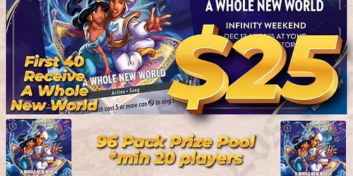 Lorcana Infinity Weekend!