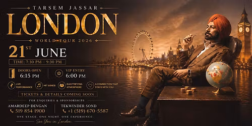 Live in Concert \u2013 Tarsem Jassar | LONDON