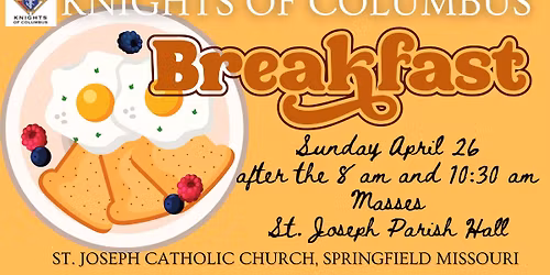 Knights of Columbus Breakfast @ St. Joseph's