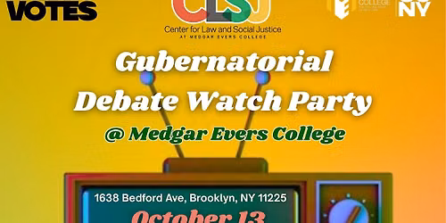 Gubernatorial  Election Debate Watch Party