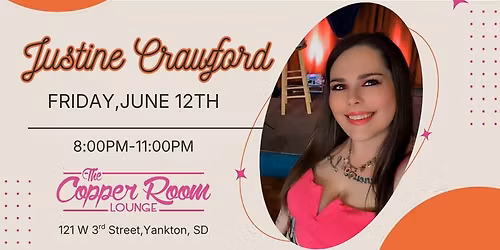 Justine Crawford Live Music at The Copper Room Lounge