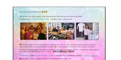 ⭐️👗3. CHODOVSKÝ SWAP👗⭐️