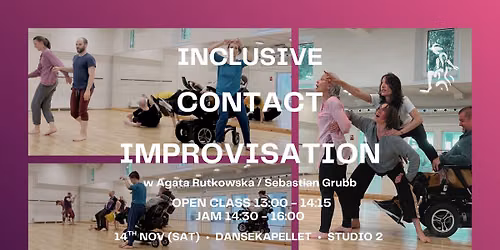 Inclusive Contact Improvisation \u2013 Open Class & Jam med Sebastian Grubb