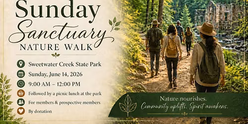 Sunday Sanctuary Hike: Sweetwater Creek