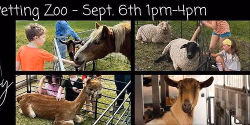 FREE Petting Zoo at Spencer Farm Winery
