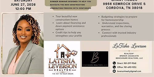 Mocktails & Model Homes: Home Buying Seminar
