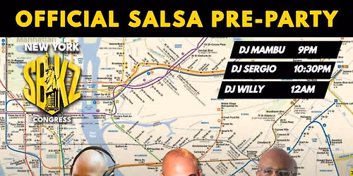 OFFICIAL SALSA PRE-PARTY | New York SBKZ Congress | Thurs, Jan 28th