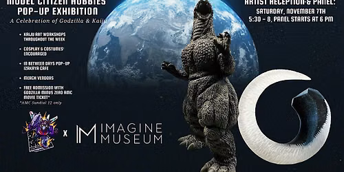 Godzilla Pop-Up Exhibition with Model Citizen Hobbies