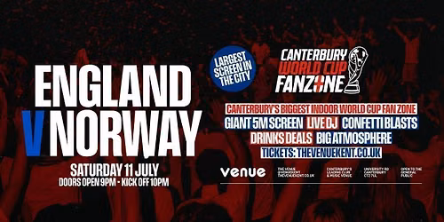 England vs Norway \/\/ Canterbury World Cup Fanzone