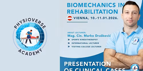 Biomechanics in Rehabilitation (Vienna \ud83c\udde6\ud83c\uddf9)