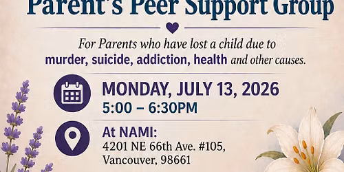Loss of a Child: Parents' Support Group