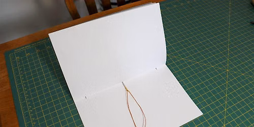 Creative Arts Workshop - Pamphlet Stitch Binding and Paper Bag Book Covers