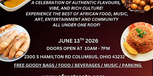 AfroStreets FOOD EXPO 2026
