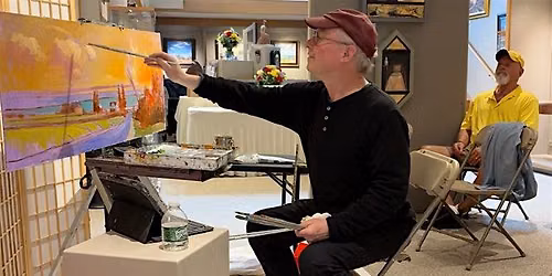 Landscape Painting Demo - Brian Keeler at the GMeiner