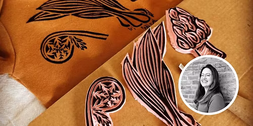Revamp Your Wardrobe!- Block Printing on Fabric Workshop with artist in residence Casey Beal