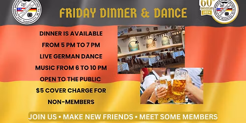 Dinner & Dance \u2022 Open to the Public