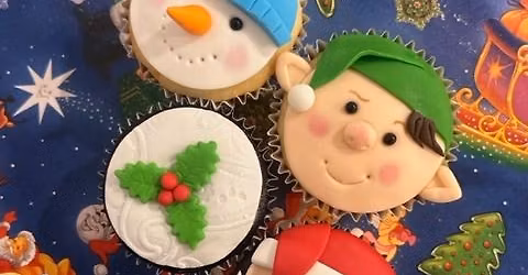 Kids Santa and Friends Cupcake Class