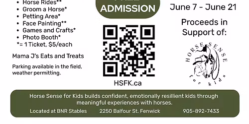 Horse Sense For Kids Open Farm