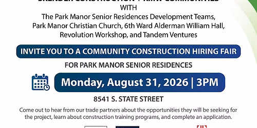 Park Manor Senior Residences Community Construction Hiring Fair