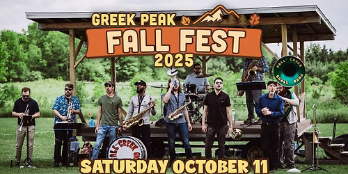 Fall Creek Brass Band at Greek Peak Fall Festival