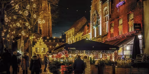 Bruges visite guid\u00e9e et march\u00e9 de No\u00ebl