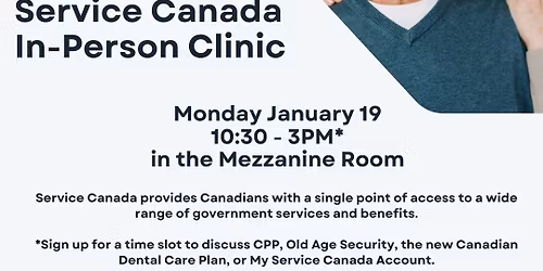 Service Canada In-Person Clinic