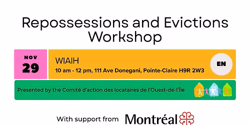 Workshop - Evictions & Repossessions in English