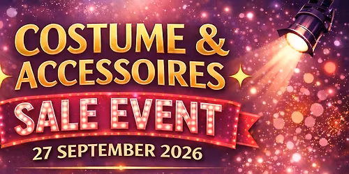 costume and accessoires sale event 