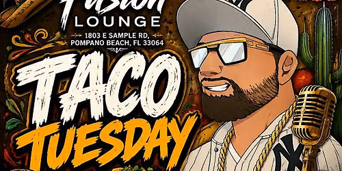 Fusion Lounge Taco Tuesday Game Night.