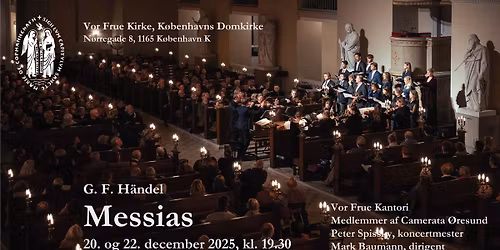 H\u00e4ndels "Messias" med Vor Frue Kantori