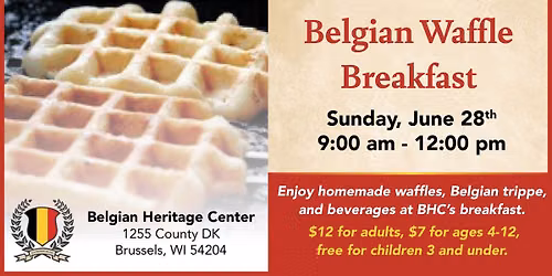 Belgian Waffle Breakfast