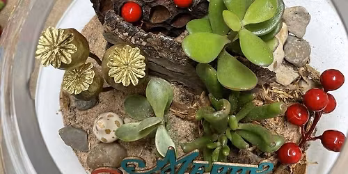 Christmas Themed Terrarium Workshop