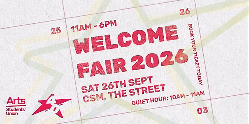 Arts SU Welcome Fair 2026