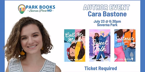 Author Event: Cara Bastone