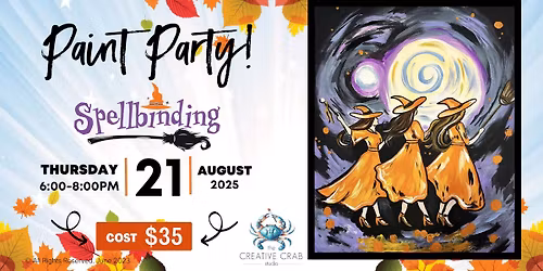 "Spellbinding" Paint With Me Party - 11x14 Canvas