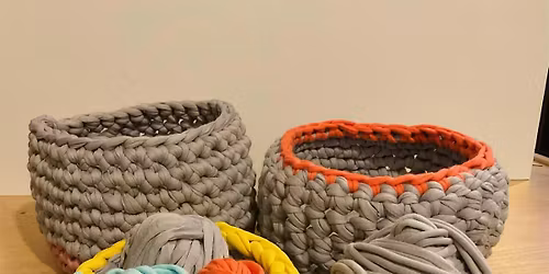 Create at Staircase: Beginner Crochet with T-Shirt Yarn