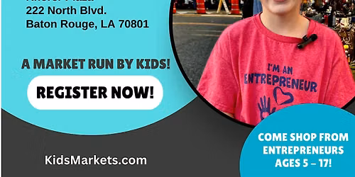 Kids Markets at Live After Five