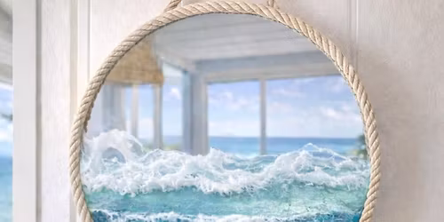 Ocean Resin Pour Mirror Workshop