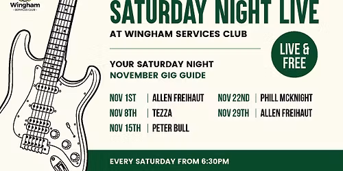 Saturday Night Live - November Gig 