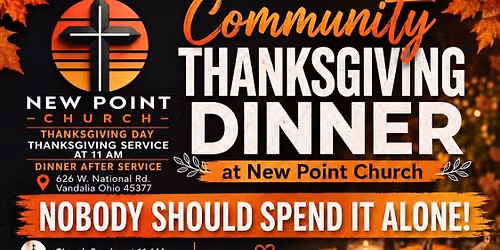 Thanksgiving Together at New Point Church: Nobody Should Spend It Alone!