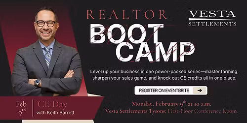 Vesta Bootcamp: CE Day with Keith Barrett