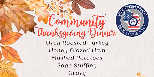 Elks Lodge 693 Community Thanksgiving 
