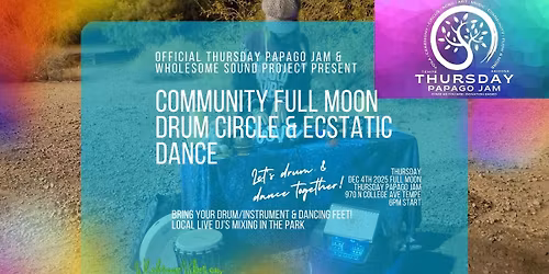 Community Full Moon Drum Circle & E dance