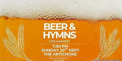 Beer and Hymns for Harvest 