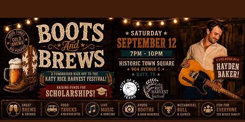 Boots and Brews: Annual Kickoff to the Katy Rice Harvest Festival