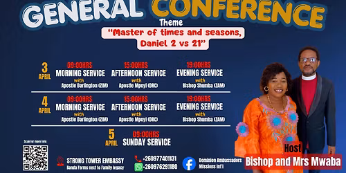 2026 Lusaka General Conference 