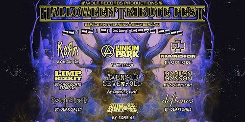 Halloween Tribute Fest 2026 [Officiel]